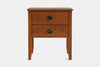 Ivydale Wide 2 Drawer Bedside Table - Pine