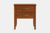 Ivydale Wide 2 Drawer Bedside Table - Pine
