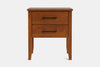 Ivydale Wide 2 Drawer Bedside Table - Pine