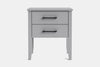 Ivydale Wide 2 Drawer Bedside Table - Pine