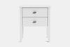 Ivydale Wide 2 Drawer Bedside Table - Pine