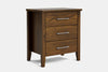 Ivydale Wide 3 Drawer Bedside Table - Ash