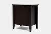 Ivydale Wide 3 Drawer Bedside Table - Ash