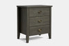 Ivydale Wide 3 Drawer Bedside Table - Pine