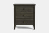 Ivydale Wide 3 Drawer Bedside Table - Pine