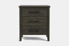 Ivydale Wide 3 Drawer Bedside Table - Pine