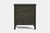 Ivydale Wide 3 Drawer Bedside Table - Pine