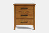 Ivydale Wide 3 Drawer Bedside Table - Ash