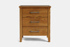 Ivydale Wide 3 Drawer Bedside Table - Ash