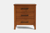 Ivydale Wide 3 Drawer Bedside Table - Pine