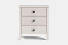 Ivydale Wide 3 Drawer Bedside Table - Ash