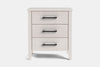 Ivydale Wide 3 Drawer Bedside Table - Ash