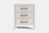 Ivydale Wide 3 Drawer Bedside Table - Ash