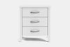 Ivydale Wide 3 Drawer Bedside Table - Pine