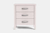 Ivydale Wide 3 Drawer Bedside Table - Pine