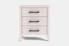 Ivydale Wide 3 Drawer Bedside Table - Pine