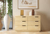 Karamea 6 Drawer Lowboy - Pine