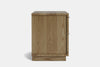 McKenzie 2 Drawer Bedside Table - Ash