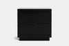 McKenzie 2 Drawer Bedside Table - Ash