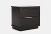 McKenzie 2 Drawer Bedside Table - Ash