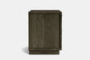 McKenzie 2 Drawer Bedside Table - Ash