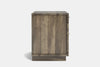 McKenzie 2 Drawer Bedside Table - Ash