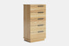 McKenzie 5 Drawer Lingerie Chest - Ash