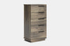 McKenzie 5 Drawer Lingerie Chest - Ash