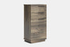 McKenzie 5 Drawer Lingerie Chest - Ash