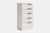 McKenzie 5 Drawer Lingerie Chest - Ash