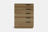 McKenzie 5 Drawer Tallboy - Ash