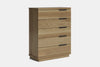 McKenzie 5 Drawer Tallboy - Ash