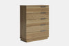 McKenzie 5 Drawer Tallboy - Ash