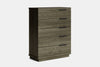 McKenzie 5 Drawer Tallboy - Ash