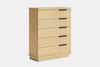 McKenzie 5 Drawer Tallboy - Pine