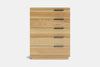 McKenzie 5 Drawer Tallboy - Ash