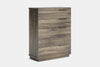 McKenzie 5 Drawer Tallboy - Ash
