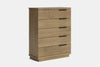 McKenzie 5 Drawer Tallboy - Pine