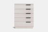 McKenzie 5 Drawer Tallboy - Ash