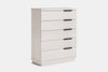 McKenzie 5 Drawer Tallboy - Ash
