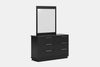 McKenzie 6 Drawer Dresser & Mirror - Pine