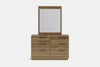 McKenzie 6 Drawer Dresser & Mirror - Ash