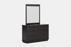 McKenzie 6 Drawer Dresser & Mirror - Ash