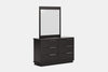 McKenzie 6 Drawer Dresser & Mirror - Ash