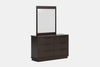 McKenzie 6 Drawer Dresser & Mirror - Pine