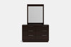 McKenzie 6 Drawer Dresser & Mirror - Pine