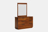 McKenzie 6 Drawer Dresser & Mirror - Ash