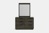McKenzie 6 Drawer Dresser & Mirror - Pine