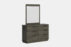 McKenzie 6 Drawer Dresser & Mirror - Pine