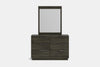 McKenzie 6 Drawer Dresser & Mirror - Pine